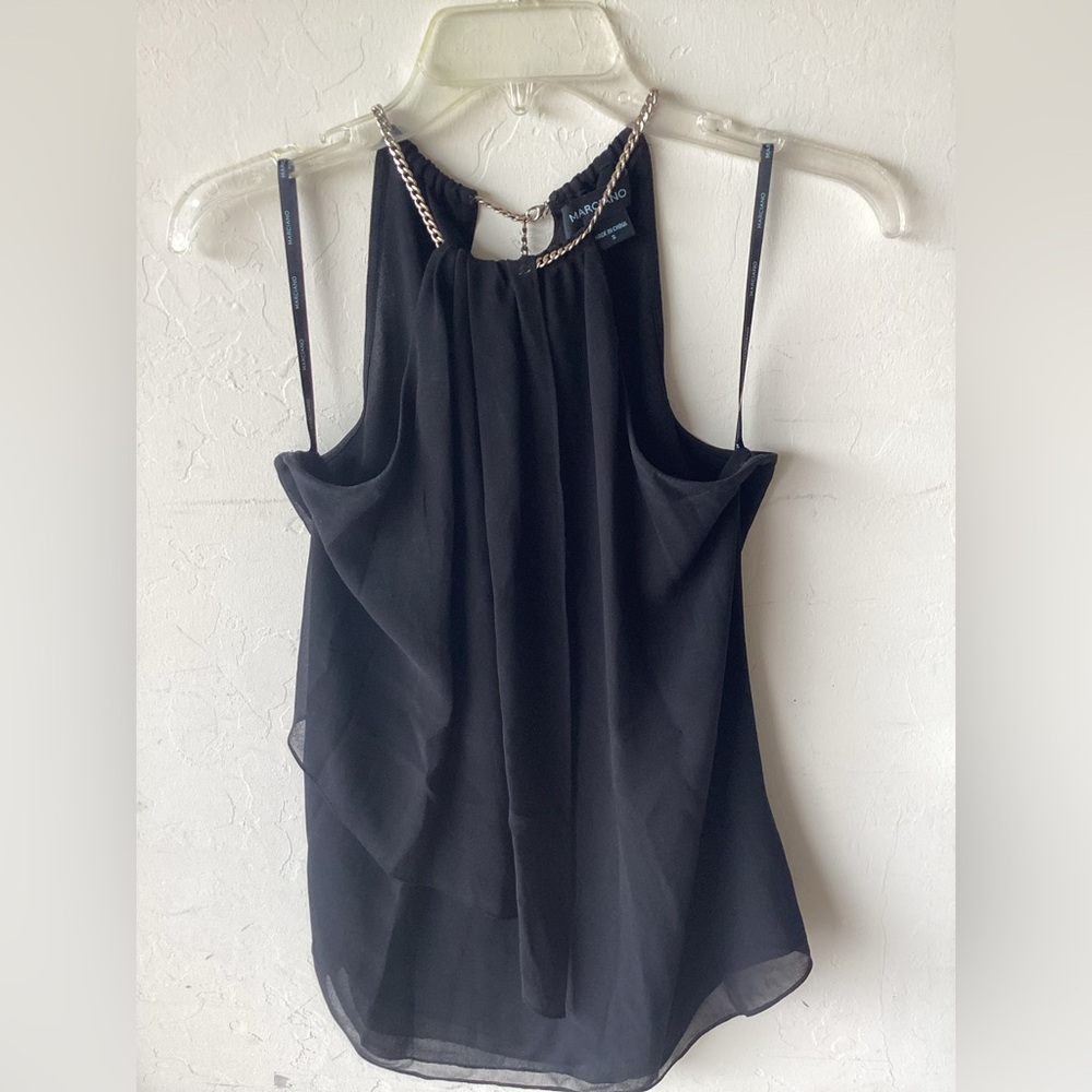 Marciano Black Sleeveless Blouse